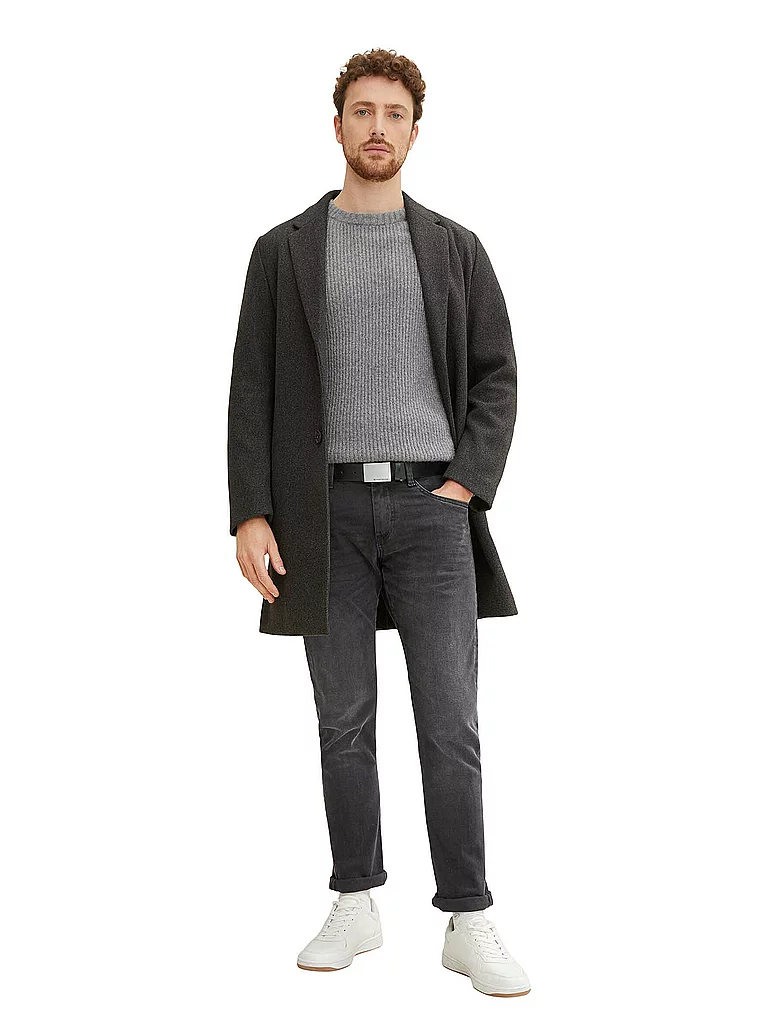 TOM TAILOR Ledergürtel TTBOB schwarz   90 herren 2